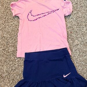 Nike Pink and Blue Kids Matching Set